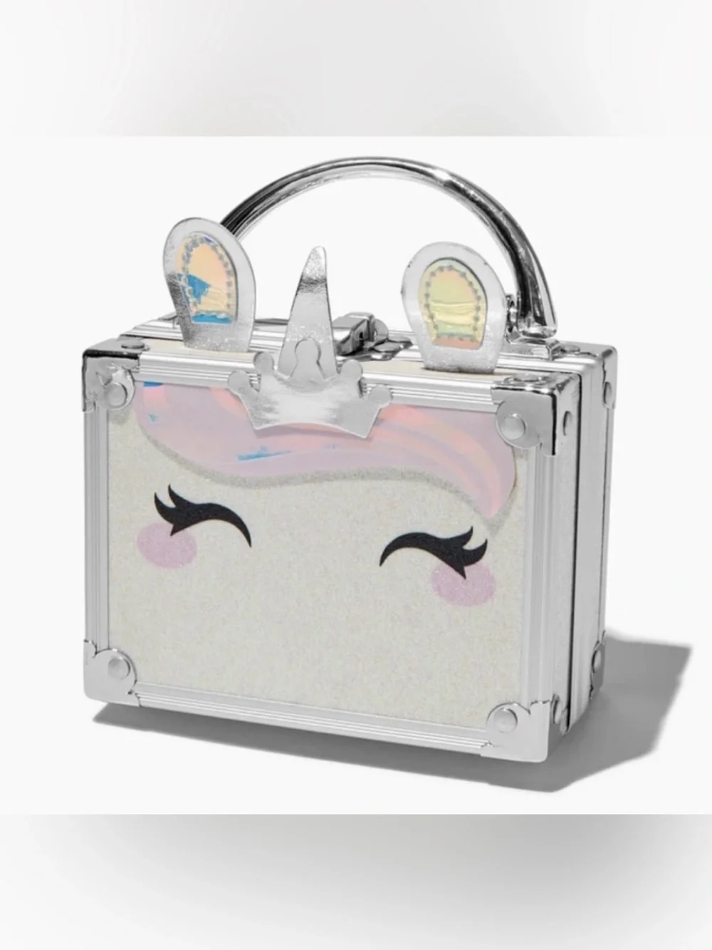 Claire's Unicorn Lockbox Makeup Set - New!